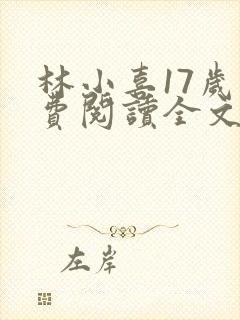 林小喜17岁免费阅读全文