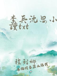 李兵沈思小说阅读txt
