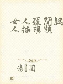 女人张开腿给男人插视频