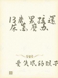 13岁男孩还尿床怎么办