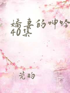 娇妻的呻吟1一40集