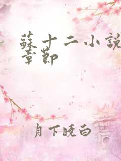 苏十二小说最新章节
