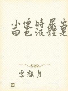 小便时尿出一些白色液体是怎么回事