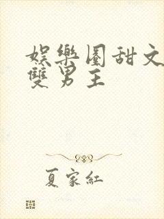 娱乐圈甜文推荐双男主