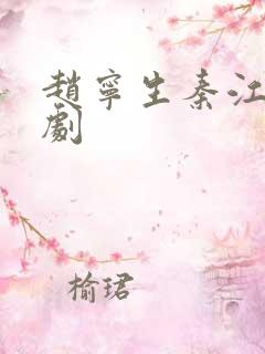 赵宁生秦江南短剧