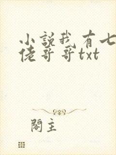 小说我有七个大佬哥哥txt