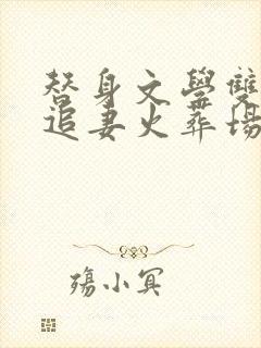 替身文学双男主追妻火葬场推荐