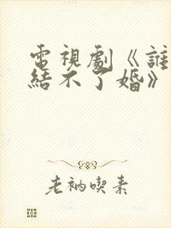 电视剧《谁说我结不了婚》