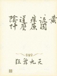 阴道痒流黄色的什么原因