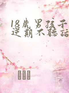 18岁男孩子叛逆期不听话怎么办