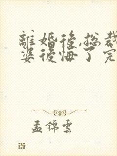 离婚后,总裁老婆后悔了完整版