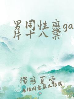 男同性恋gay片十八禁