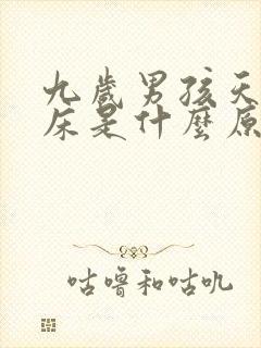 九岁男孩天天尿床是什么原因