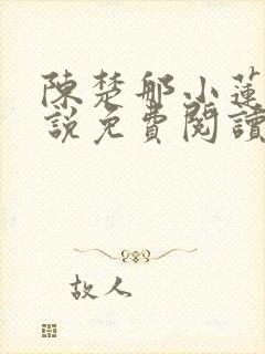 陈楚那小莲的小说免费阅读