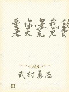 爱你,是我的地老天荒免费阅读全文