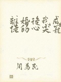 离婚后我成了大佬的心尖宠