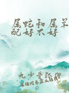 属蛇和属羊的婚配好不好