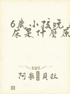 6岁小孩晚上尿床是什么原因