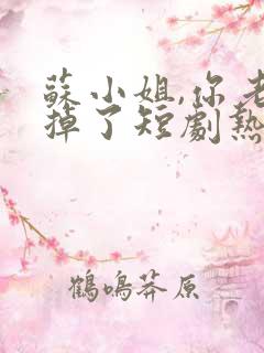 苏小姐,你老公掉了短剧热播