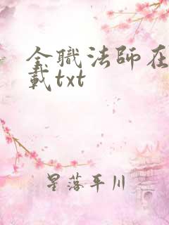 全职法师在线下载txt