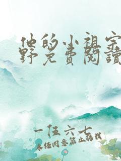 他的小祖宗甜又野免费阅读全文