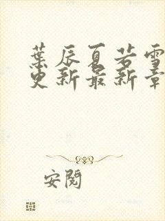 叶辰夏若雪孙怡更新最新章节