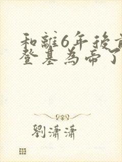 和离6年后前夫登基为帝了