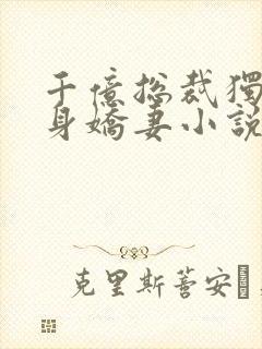 千亿总裁独宠替身娇妻小说完整