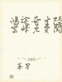 鸿途奇才陆羽刘云峰免费阅读