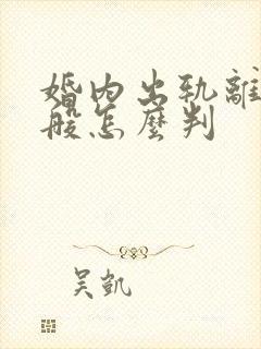 婚内出轨离婚一般怎么判