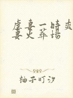 虐妻一时爽 追妻火葬场