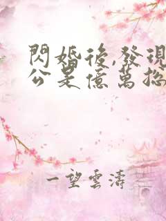 闪婚后,发现老公是亿万总裁有声版