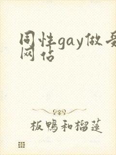 同性gay做受网站