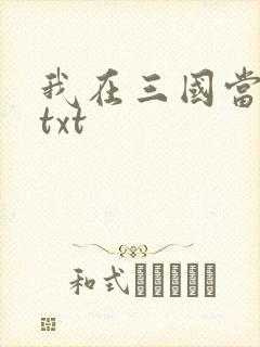 我在三国当皇帝txt