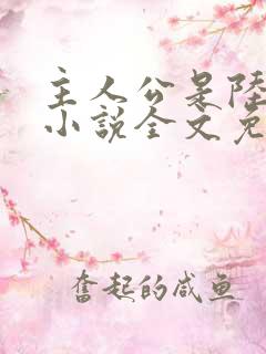 主人公是陆鸣的小说全文免费阅读