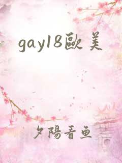 gay18欧美