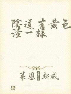 阴道有黄色豆腐渣一样