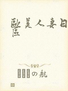 欧美人妻日韩一区