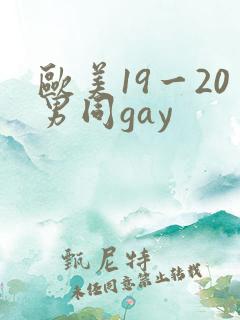 欧美19一20男同gay