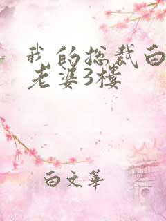 我的总裁白富美老婆3楼