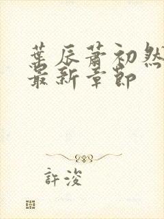 叶辰萧初然阅读最新章节