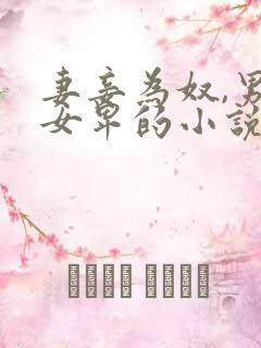 妻妾为奴,男尊女卑的小说