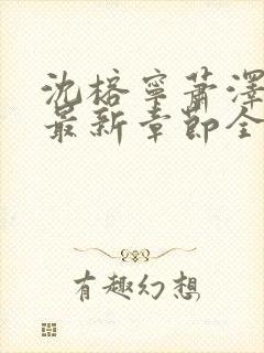 沈榕宁萧泽小说最新章节全文阅读