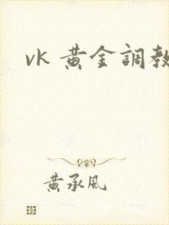 vk 黄金调教