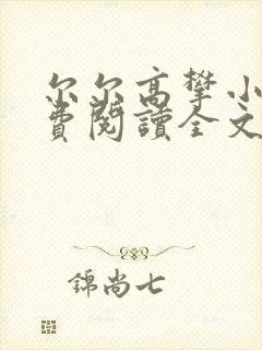 尔尔高攀小说免费阅读全文最新章节