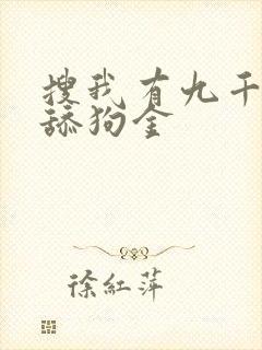 搜我有九千万亿舔狗金
