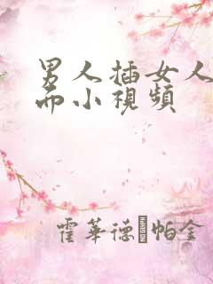 男人插女人的下面小视频