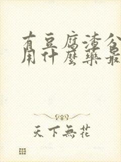 有豆腐渣分泌物用什么药最好呢