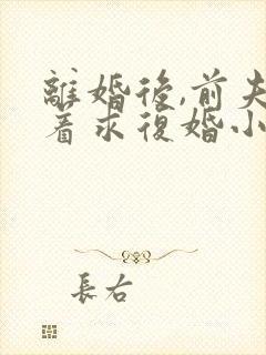 离婚后,前夫哭着求复婚小说阅读