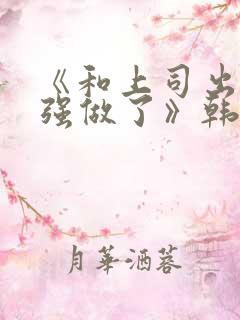 《和上司出差被强做了》韩国电影